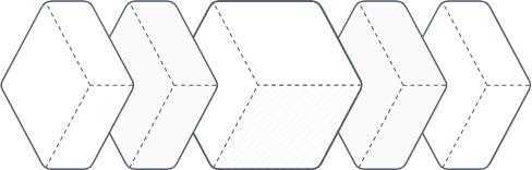 Hexagonal pattern illustration