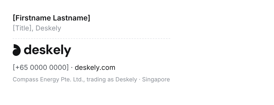 Email signature